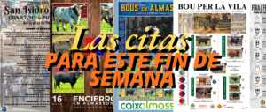 Las citas que no te puedes perder este fin de semana.