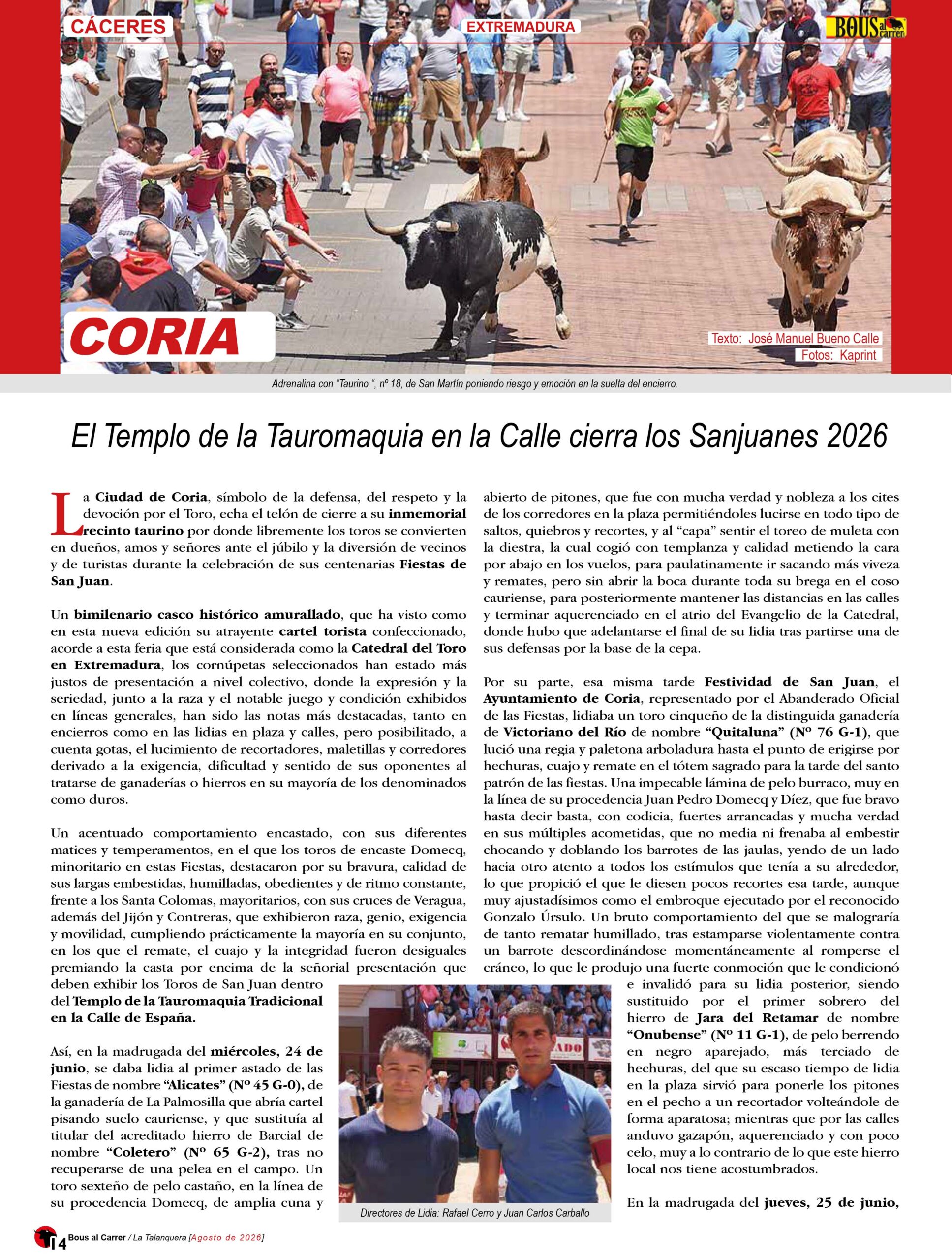 Revista Bous al Carrer Nº 379 – Agosto 2026 - Imagen 3